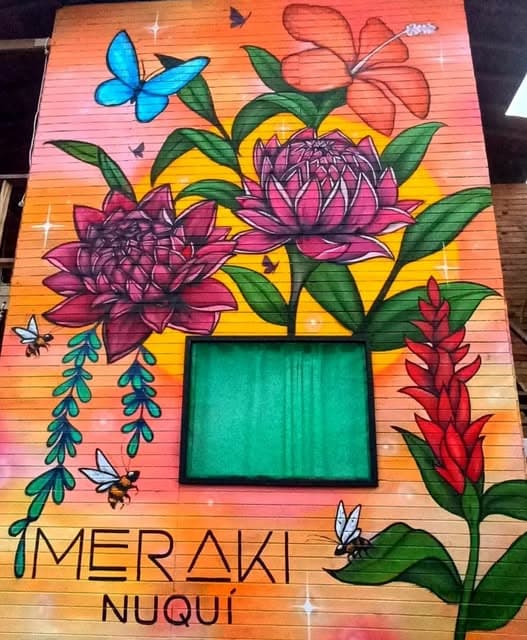 Mural colectivo en el Chocó